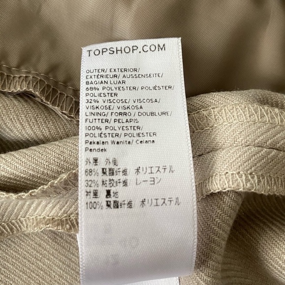 TopShop High Waist Mini Shorts size 8 - Picture 5 of 8